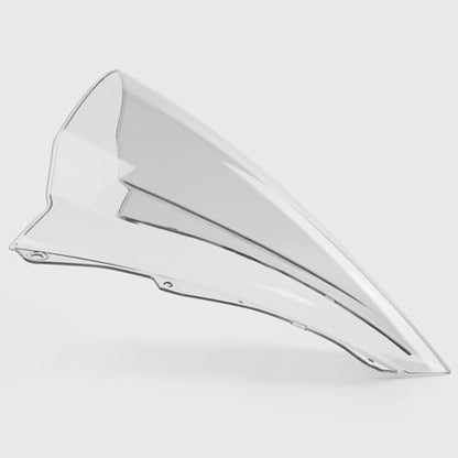 Motorcycle Windscreen Windshield Motorcycle Front Fairing Flyscreen Wind Deflector Windshield Spoiler Compatible with Kawasaki Ninja ZX-4R/4RR 2023 2024 Ninja ZX-25R 2021-2024 (Clear) - color: Clear