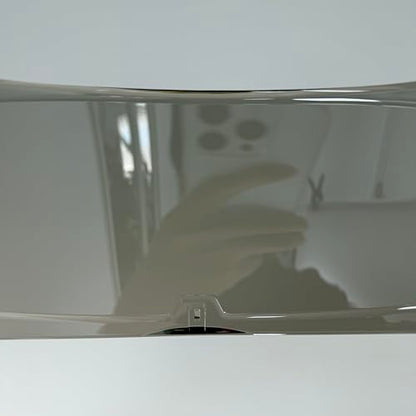 Assault Helmet Visor,Motorcycle Helmet Shield Replacement UV Protection Windshield Compatible With Assault,Stream,Rapid,Storm,FF320,FF328,FF353,FF800(Revo Clear Silver) - color: Revo Clear Silver