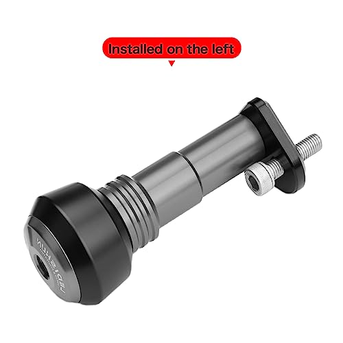 Motorcycle Falling Protection Frame Sliders Fairing Guard Anti Crash Pad Protector Compatible With BMW G310R, G310GS (2017-2025) ; G310 R, GS 17-18-19-20-21-22-23-24-25 (Gray) - color: Gray