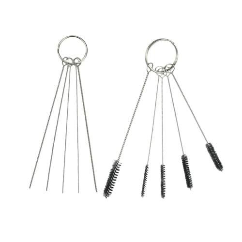 Carburetor Carbon Dirt Jet Remover Cleaning Needles Brushes Wires Set For Auto Motorcycle ATV Chainsaw