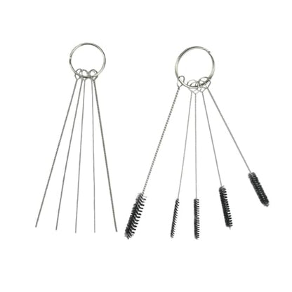 Carburetor Carbon Dirt Jet Remover Cleaning Needles Brushes Wires Set For Auto Motorcycle ATV Chainsaw