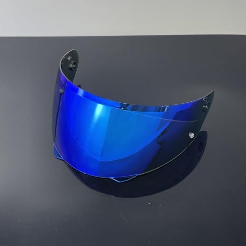 YOURNAME HJ33 Shield for HJC I90,i91 Face Shield Uv-protected Visera Casco Moto Visera Casco Moto (Deep Blue-For Day) - color: Deep Blue-for Day