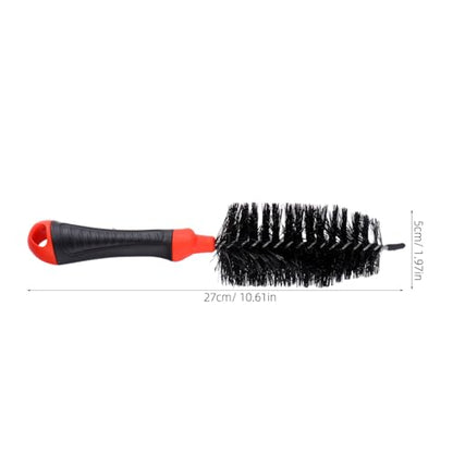 2Pcs Bike Chain Cleaning Brush Non Slip Handle Scrubber Kit for Thorough Bike Chain Maintenance and Care