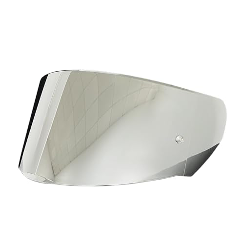 Assault Helmet Visor,Motorcycle Helmet Shield Replacement UV Protection Windshield Compatible With Assault,Stream,Rapid,Storm,FF320,FF328,FF353,FF800(Silver) - color: Silver