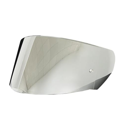 Assault Helmet Visor,Motorcycle Helmet Shield Replacement UV Protection Windshield Compatible With Assault,Stream,Rapid,Storm,FF320,FF328,FF353,FF800(Silver) - color: Silver