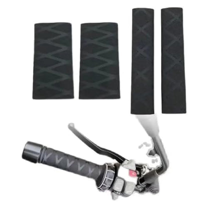 Motorcycles Handle Cover Handlebar Covers Anti-Slip Heat Shrink Grip Rubber Gloves for BM&W R1250GS R1200GS ADV Handlebars Grips - color: Black