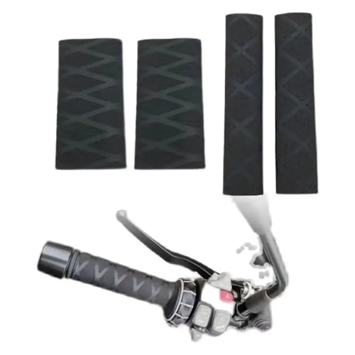 Motorcycles Handle Cover Handlebar Covers Anti-Slip Heat Shrink Grip Rubber Gloves for BM&W R1250GS R1200GS ADV Handlebars Grips - color: Blue