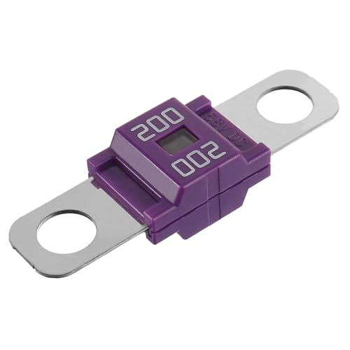 BOJACK 200 Amp AMI/Midi Fuse Holders and High Current Bolt-on Midi Fuses 200A for Cars Trucks Vehicles (Pack of 2 - style: 200 A