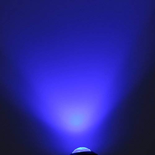 Eagle Eye LED Lights, 10-pack DIY 12V Ultra thin 23mm Eagle Eye Bulb Fog Tail DRL Daytime Running Lights Blue Kit for Car Motorcycle (Blue, Black) - color: Blue light -B