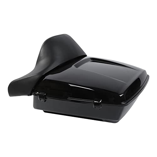 10.7" Chopped Tour Luggage Trunk & Backrest Fits for 2014-2025 Harley Davidson Touring Models Street Road Glide - color: Chopped Trunk Set #3