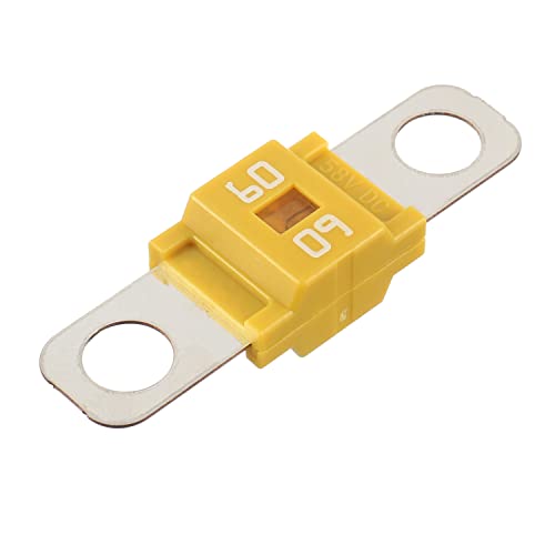 BOJACK 60 Amp AMI/Midi Fuse Holders and High Current Bolt-on Midi Fuses 60A for Cars Trucks Vehicles (Pack of 2 - style: 60 A