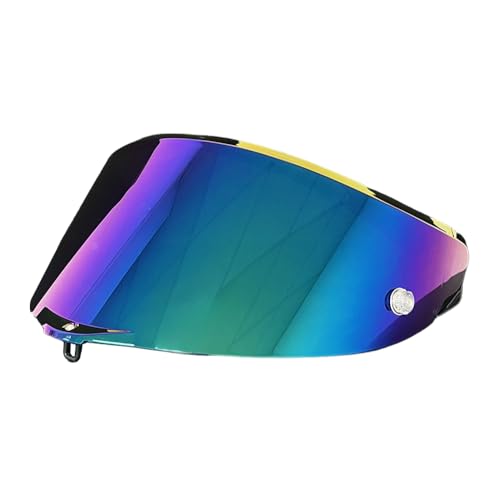 BSTOP Pista GPR Helmet Visor for AGV Pista GPRR, Pista GPR, CORSA-R Helmet Face Shield Visor Windshield (Revo Rainbow-day use only) - color: Revo Rainbow-day Use Only