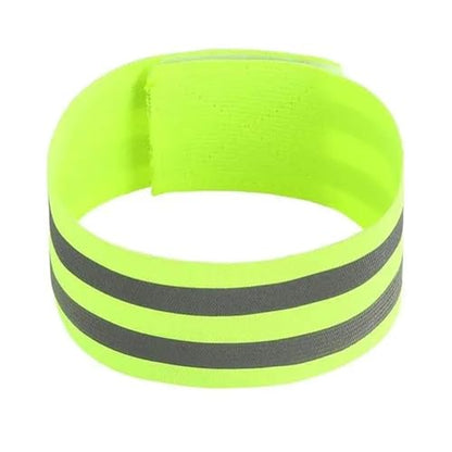 26pcs Reflective Bands Elastic Armband Wristband Ankle Leg Straps Kids Safety Reflector Tape Straps for Night Jogging Biking Running - color: Green