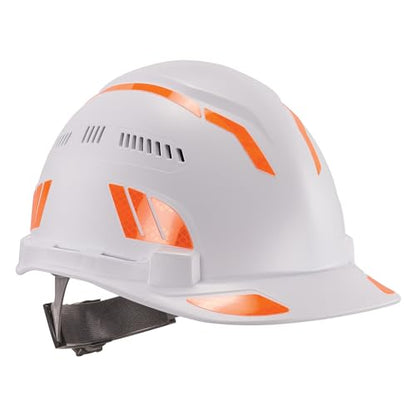 Ergodyne Skullerz 8961 Reflective Hard Hat Stickers, Safety Helmet Strips, Hard Hat Accessories Adhesive Sticker Decal Kit