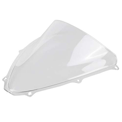 Motorcycle Windscreen PC Wind Deflector Fit for GSXR 600/750 K6 2006 to 2007 Replacement Parts(Transparent)