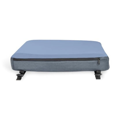 HEST Foamy Seat Cushion - Designed for Camping, Airplane Flights, Car Seats, and Office Chairs - Premium Comfort and Support on Any Surface - Temperature Resilient Foam - Waterproof Bottom