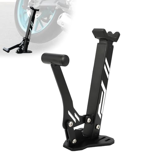 Motorcycle Front and Rear Wheel Stand Lift,Universal Portable Height Adjustable Jack Lift Stand for Most Wheels Maintenance - size: with handle