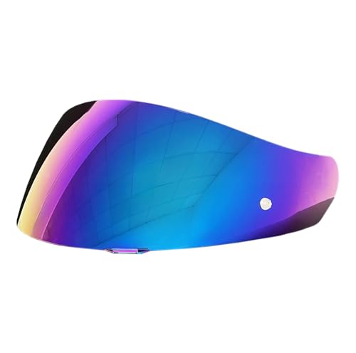 HJ-17 Helmet Visor Replacement,UV Protective Helmet Face Shield Compatible with CL-MAX II,IS-MAX BT,SY-MAX III,IS-MAX II,CL-MAX 3,C90,C91,C91N(Rainbow-Day Use Only) - color: Rainbow-day Use Only