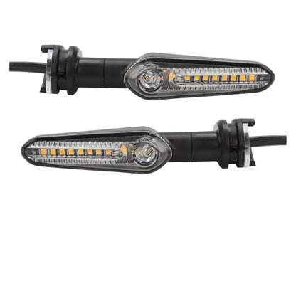 LED Turn Signal Light Running Water Lamp Compatible With YAMAHA MT07 Tenere 700 XJ6 FZ6 MT09 Tracer 900 MT10 MT03 FZ25 Indicator Directional(2pcs Flowing) - color: 2pcs Flowing