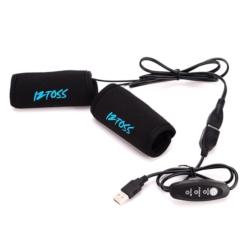 Universal USB Electric Heated Handlebar Wraps Covers Grips with Temperature Control for Motorcycle E Bikes Mountain Bike