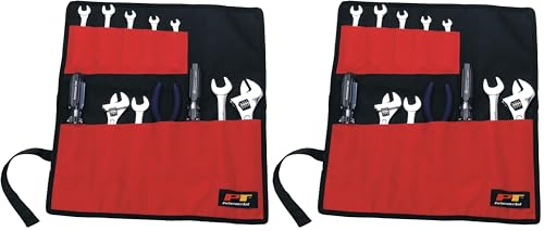 Performance Tool W88990 12 Pocket Roll-Up Tool Pouch (Pack of 2) - size: 1 Count (Pack of 2)