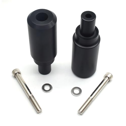 MZS Motorcycle Frame Sliders, Falling Crash Protector Guards No Cut Kits Black Compatible with Z900 2017-2025 / Z900SE 2022-2025 / Z900RS 2018-2025 - size: Z900