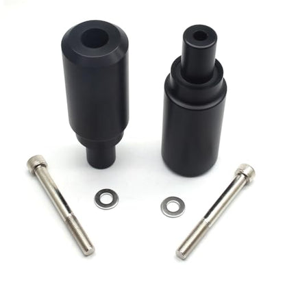 MZS Motorcycle Frame Sliders, Falling Crash Protector Guards No Cut Kits Black Compatible with Z900 2017-2025 / Z900SE 2022-2025 / Z900RS 2018-2025 - size: Z900