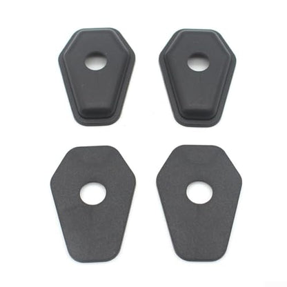 Motorcycle Turn Signal Indicator Spacer Adapter for Suzuki GSXR SV650S SV1000S GSF600 Bandit TL1000S Black Plastic Direct Fit 4pcs