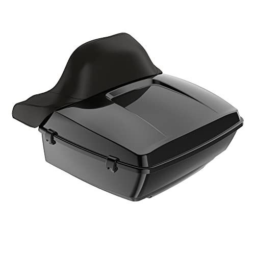 Moto Onfire Black Hole Tour Trunk Luggage Latches Hinges Fit for AB Harley Touring Razor Chopped King Tour Trunk Luggage - color: Black Hole