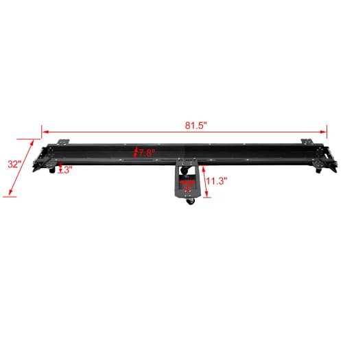 Motorcycle Dolly 1250 lbs. Widow Cruiser-Dolly Steel Motorcycle Dolly Black, YYUE-240412-25