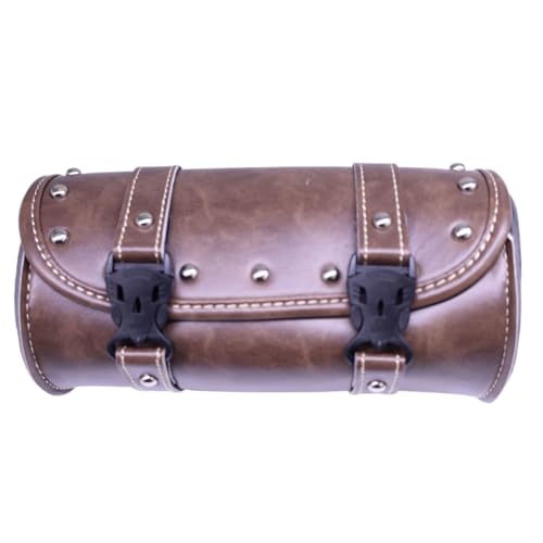 Motorcycle Handlebar Front Fork Bag Tool Roll Pouch Storage Saddlebag Retro style for Harley Honda Kawasaki Suzuki Yamaha universally suitable all motorcycle models