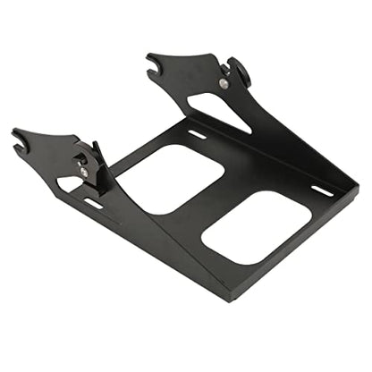TCMT King Motorcycle Trunk Box Backrest Detachable Mounting Rack Fit For Harley 2014-2025 Touring CVO Road King Road Glide Street Glide Electra Glide Pack - color: Style A Black 2 Up Rack#1