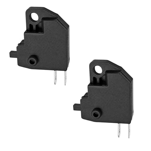 2 PCS Motorcycle Right Brake Light Switch, Front Hydraulic Brake Master Cylinder Light Stop Switch Replacement, Universal Disc Brakes Switches for Motorcycles Off-Road Vehicles - color: 2 PCS