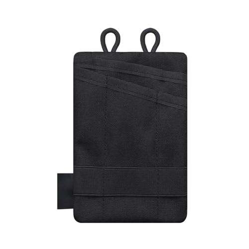 EDC Storage Pouch, Anti-Lost Outdoor Tactical EDC Kit Multi-Function EDC Tool Pouch - color: Black