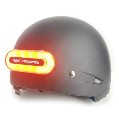 LED Helmet Light, Motorcycle Helmet Light, Bike Bicycle Rear Red Safety Light for Night Riding, Warning Tail Rechargeable Light with Type-C Cable - style: Helmet Light- Upgraded