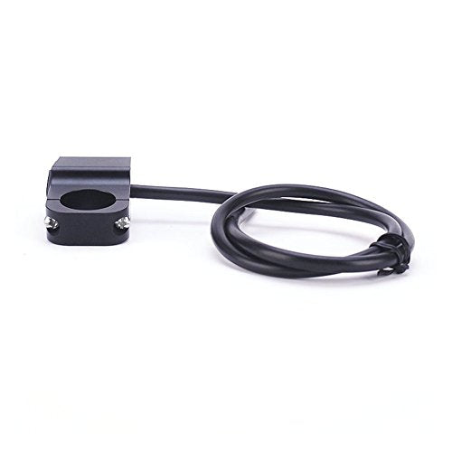 12V Motorcycle Handlebar Turn Signal Switch CNC Aluminum with Indicator Light for 1" 25mm Diameter Handlebar (for Fog Lamp Headlight Electrical System) Interrupteur Moto
