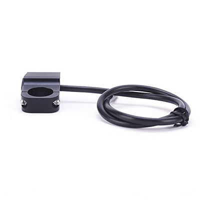 12V Motorcycle Handlebar Turn Signal Switch CNC Aluminum with Indicator Light for 1" 25mm Diameter Handlebar (for Fog Lamp Headlight Electrical System) Interrupteur Moto