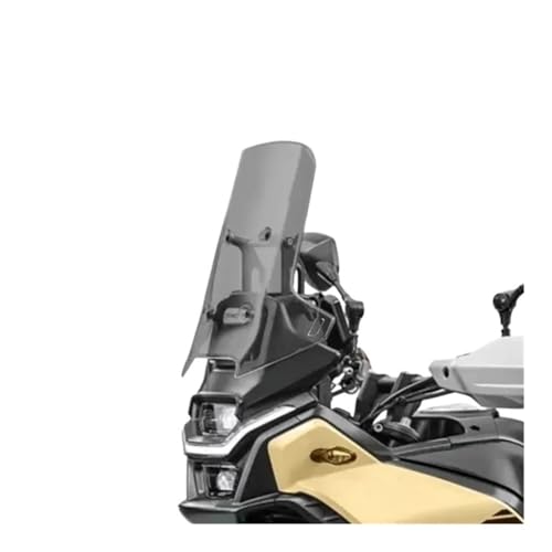 WindScreen Front Screen Wind Deflector Motorcycle Windshield Acrylic Windshield for CF&Moto 450 MT CF 450MT MT450 Front Windshield 450MT Heightened Windshield - color: 50 Gray