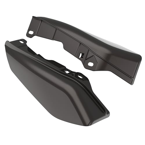 Mid Frame Air Deflectors Heat Shield Fit for Harley Touring 2009-2026 Black Jack Metallic - color: Black Jack Metallic