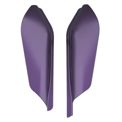 Advanblack 2025 Road Glide Mid Frame Air Deflectors Heat Shields Deflector for Harley Touring '09-'25 Harley RG, Street Glide, Road King (Purple Abyss Denim) - color: Purple Abyss Denim