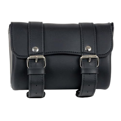 Milwaukee Leather SH62401 Black PVC Medium Motorcycle Tool Bag - One Size