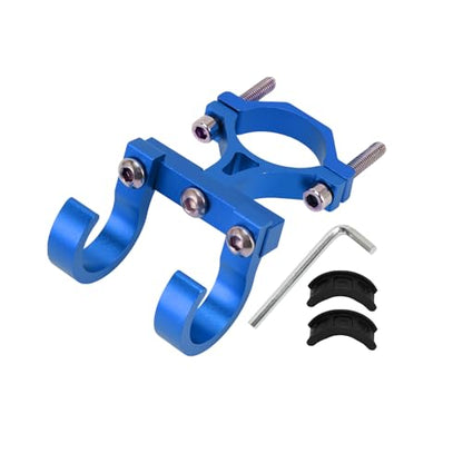 Motoforti Universal Motorcycle Hanging Hook Arc Motorcycle Helmet Luggage Bag Holder Hanger for Scooters Bicycles Aluminum Alloy Blue 1Set Hexagon Wrench Screw Washer
