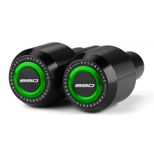 Motorcycle Frame Sliders Crash Bar Protector Compatible with K.awasaki Ninja 650 2017-2024 2025 2026 | No Cut Kits Engine Fairing Guard Falling Protection Ninja650 EX650 Accessories (Green) - color: green