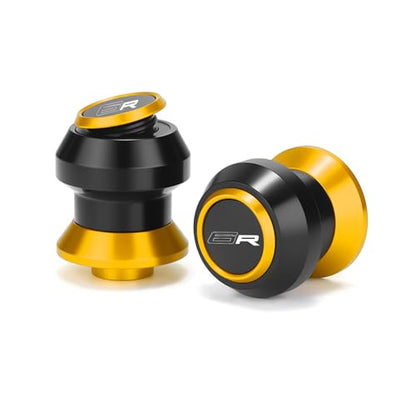 Motorcycle 8MM Swingarm Spools Fit Ninja ZX6R 2009-2023 2024 2025 2026 Motorycle Swingarm Spools Sliders Frame Stand Slider 2026 ZX6R Accessories Gold - color: gold
