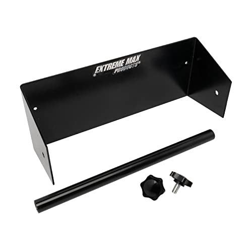 Extreme Max 5001.6131 Aluminum Wall-Mount Paper Towel Holder for Enclosed Trailer, Shop, Garage, Storage - Black