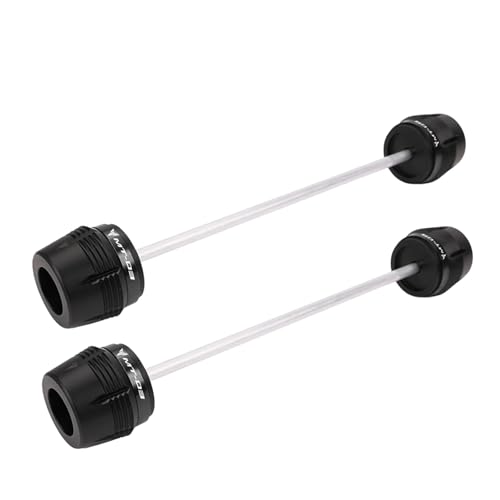 Motorcycle Body Frame Slider MT07 MT09 MT03 Crash Slider For YA&MAHA MT 07 09 03 2014-2024 2025 Motorcycle Accessories Front Rear Wheel Axle Fork Protector - color: Front Rear Black-03