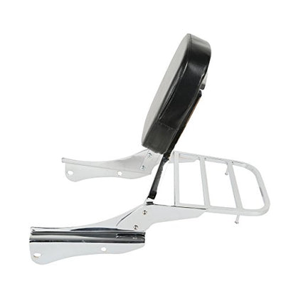 SLMOTO Detachable Stealth Sissy Bar Set Luggage rack Fits For Honda Shadow Spirit VT750DC 2001-2003，2005-2007 - color: Fits For Honda Shadow Spirit