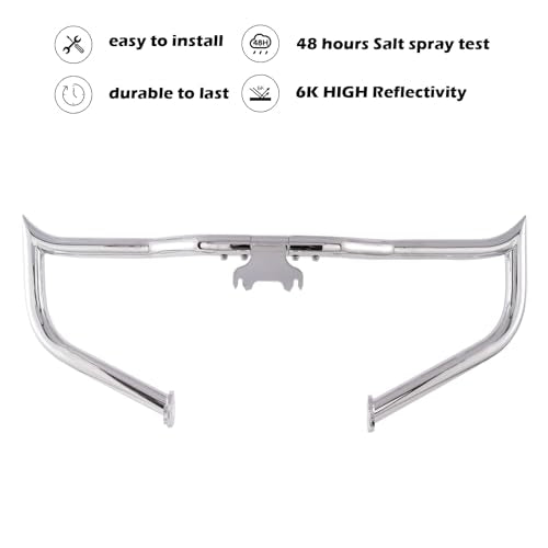 Kinglemc Crash Bar Engine Guard Highway Bar for Harley Davidson Road King Street Glide Electra Glide 14-2025 (Chrome) - color: Chrome, size: 2014-2025 Touring Models except Road Glide/CVO