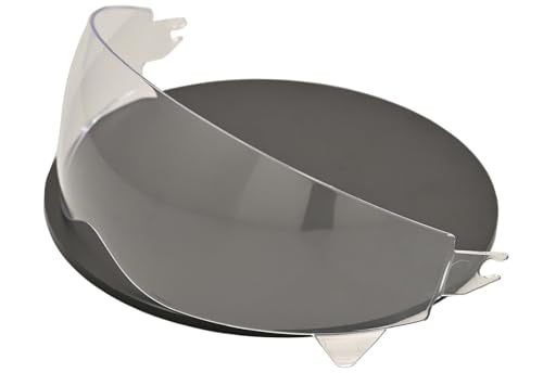 Compatible with EXO Covert Visor Replacement Motorcycle Helmet Visor Sun Protection Anti-Scratch, Universal(Transparent) - color: Transparent