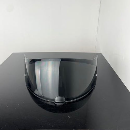 HJ20M Helmet Visor With Anti Fog Film, Motorcycle Helmet Face Shield Windshield Lens For HJC C70 FG-17 FG-ST IS-17 (Deep Black+Film) - color: Deep Black+film